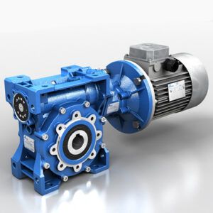 Reductor sinfín Motovario con prerreductor HW+NMRV POWER